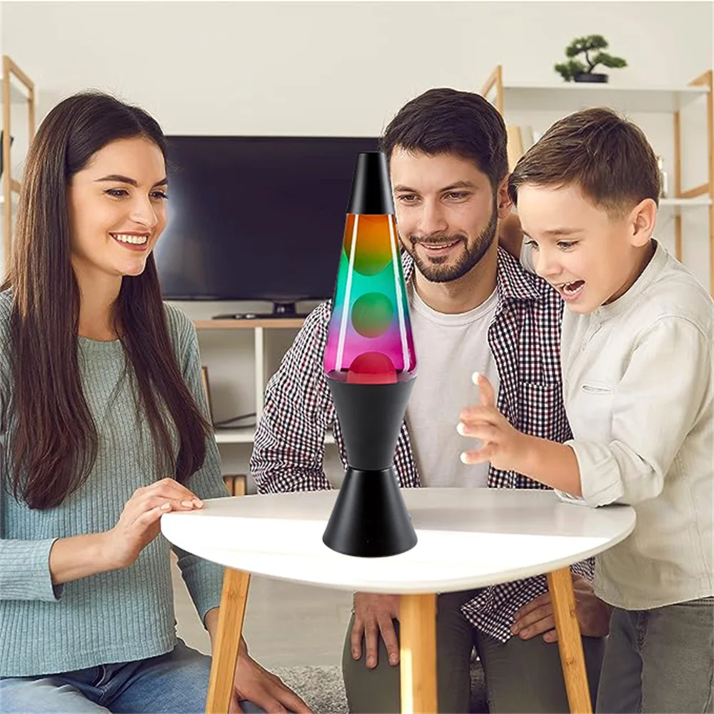 Lampe à lave violette ambiance tamisée