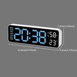Horloge numérique avec variateur luminosité