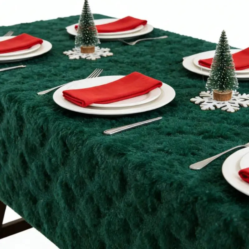 Chemin de table polyester décoré pour fête