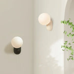 Applique murale LED minimaliste petit haricot blanc