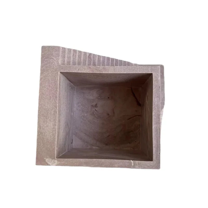 Moule pour succulentes en silicone gris clair