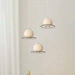 Lampe suspendue design italien crème