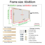 Cadre photo bois 60x80 cm gris foncé