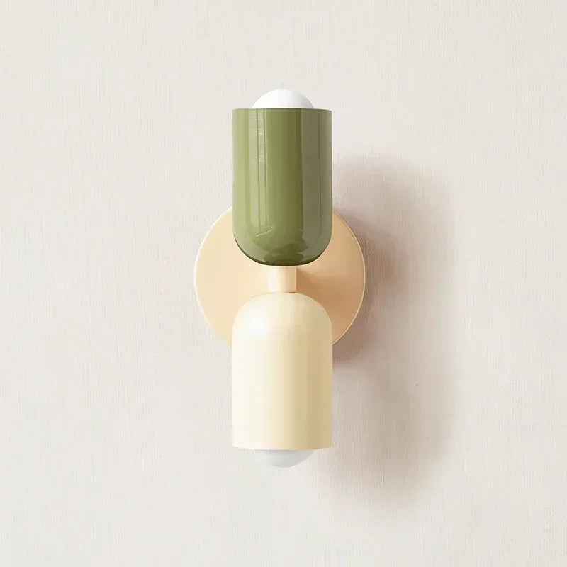 Lampe de chevet LED avec abat-jour coloré