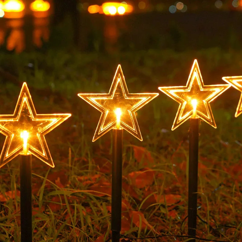 Sapin lumineux LED solaire pour pelouse