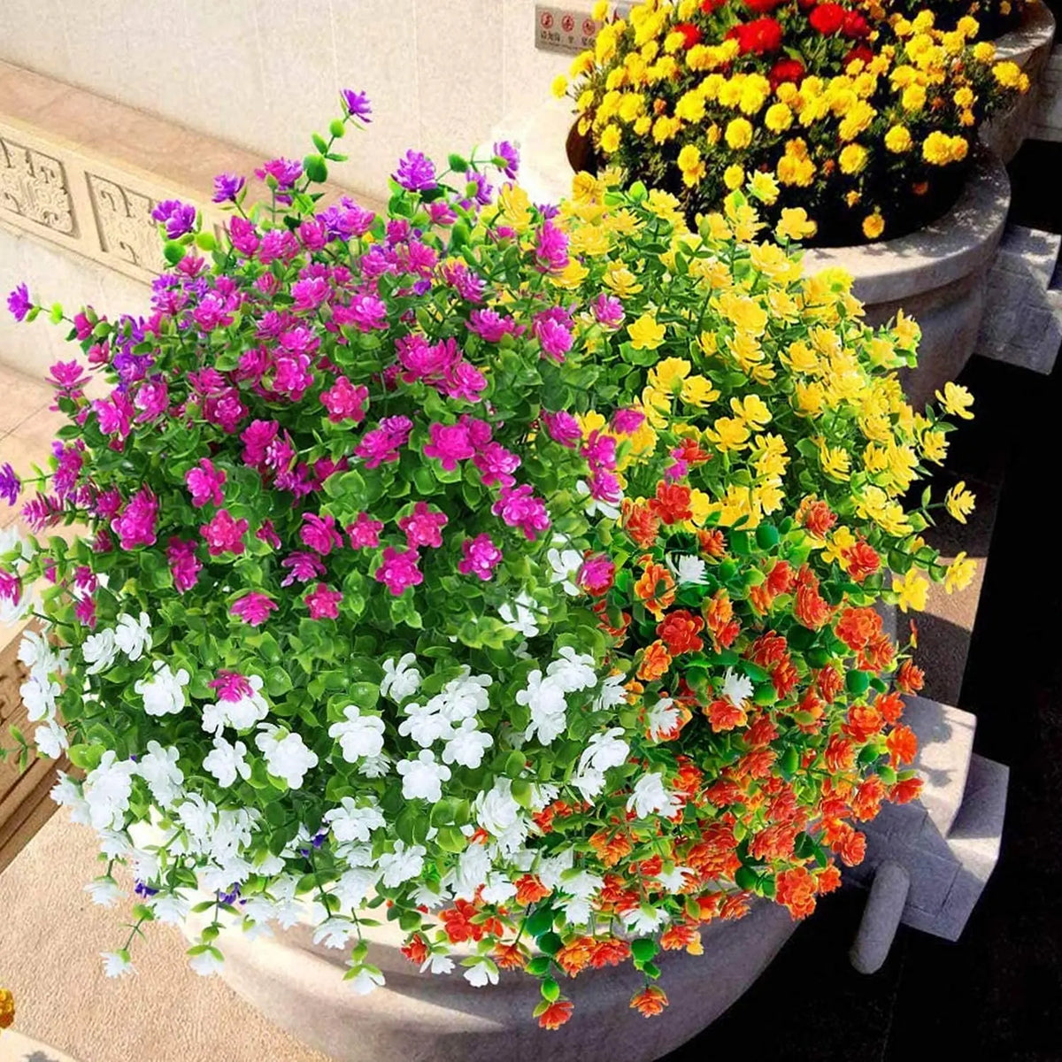 Branche de lavande artificielle en plastique
