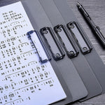 Presse-papiers A4 avec clip en acier inoxydable