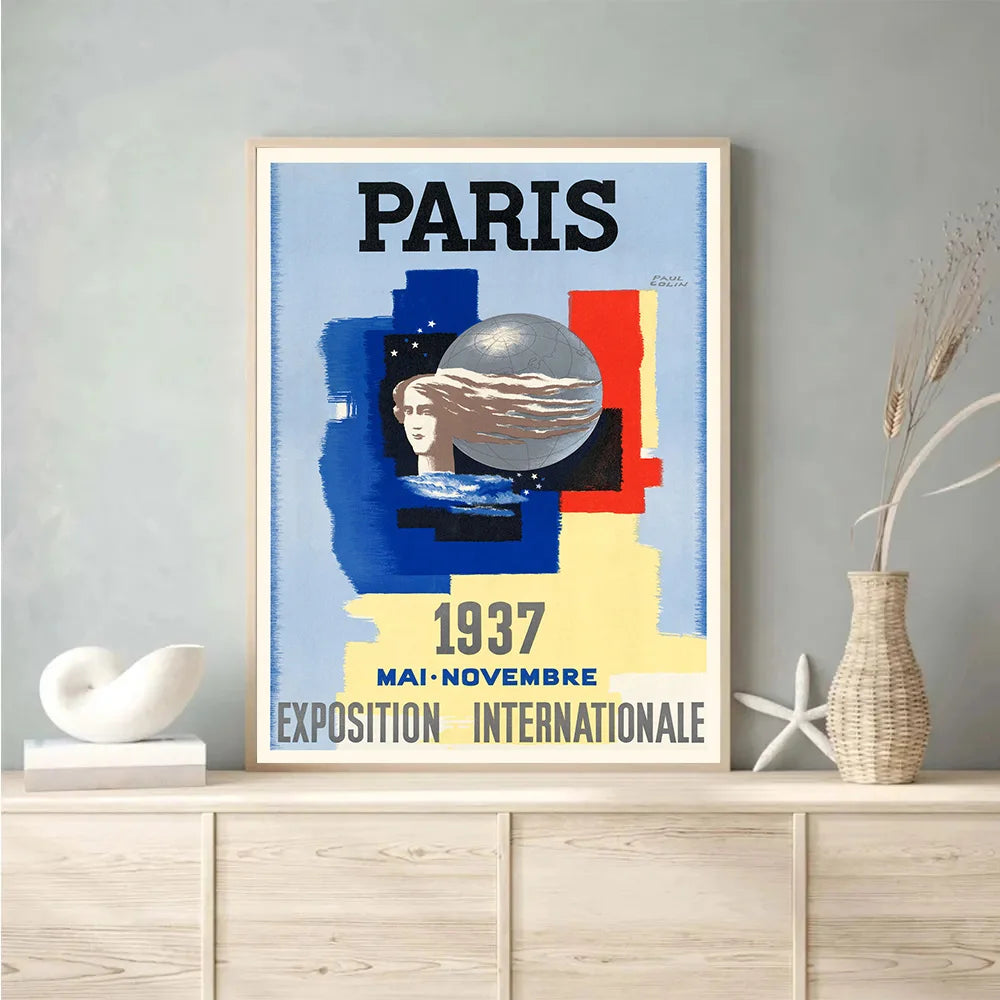 Détail de l'impression sur toile avec effet aquarelle