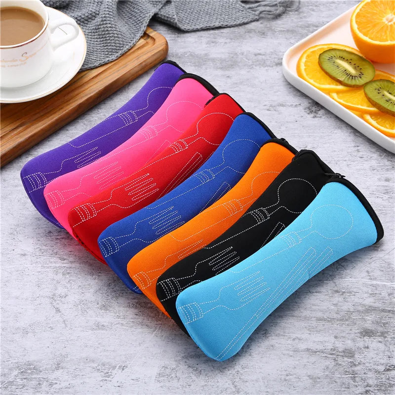 Sac de rangement couverts or