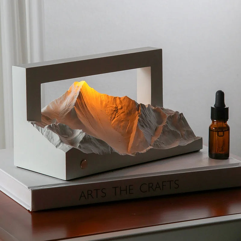 Lampe allumée ambiance chaleureuse
