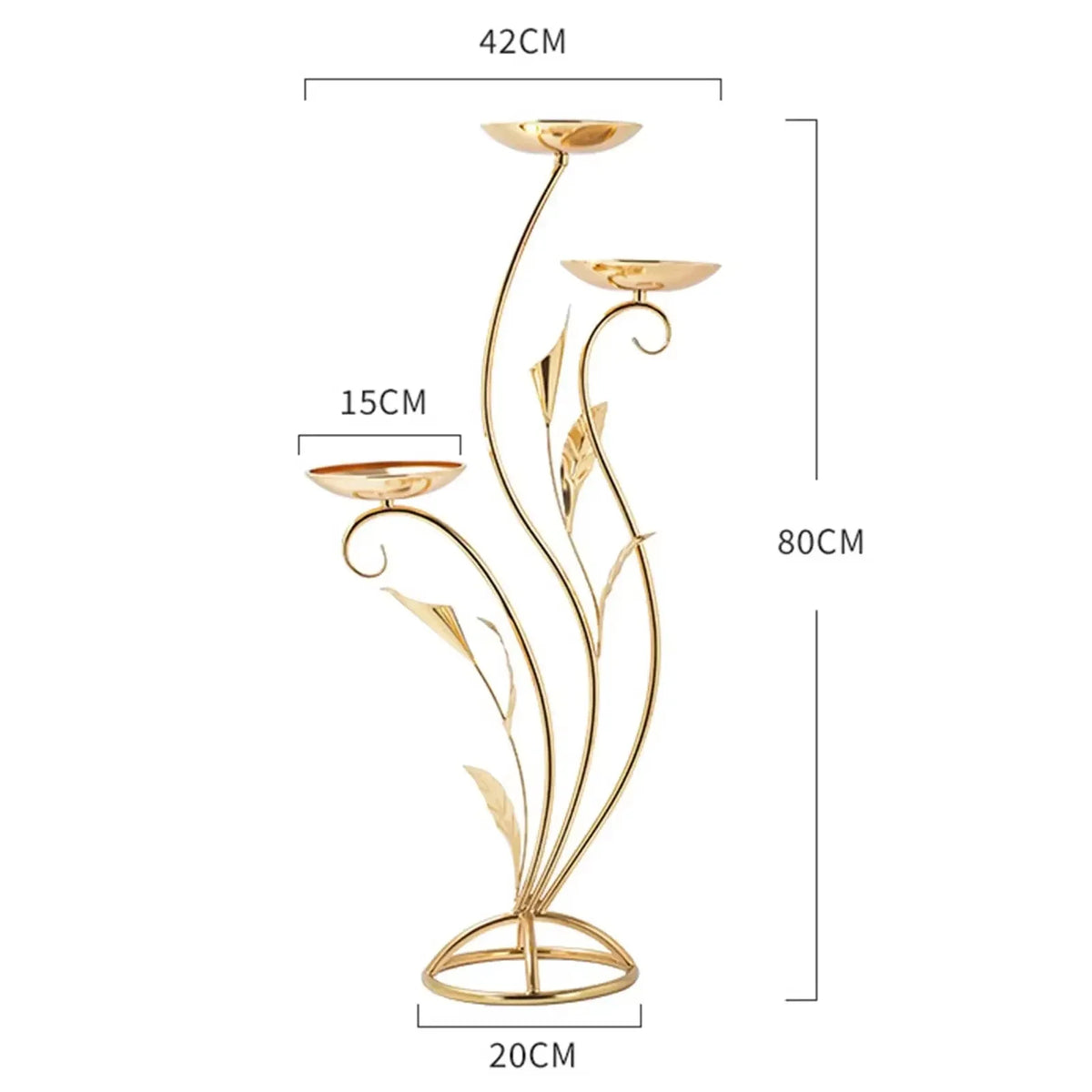 Décoration table anniversaire mariage support doré