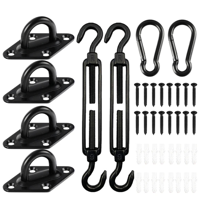 Kit de fixation pour voile d'ombrage en acier inoxydable 304