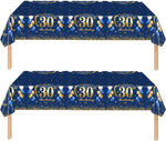 Set 2 pièces décoration anniversaire avec motifs numériques et lettres