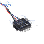 Interrupteur tactile LED rouge pour décoration moderne