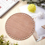 Base en bois brut pour tissage de panier
