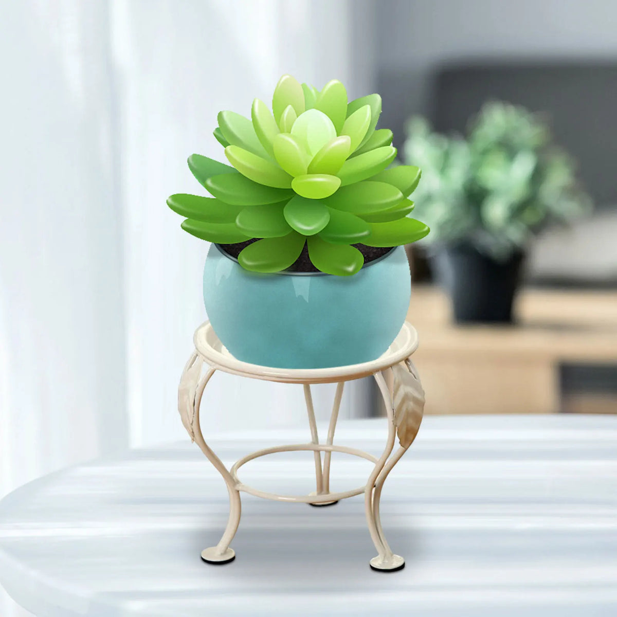 Accessoire déco plante avec base trépied
