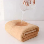 Ensemble de 2 serviettes de bain velours doux