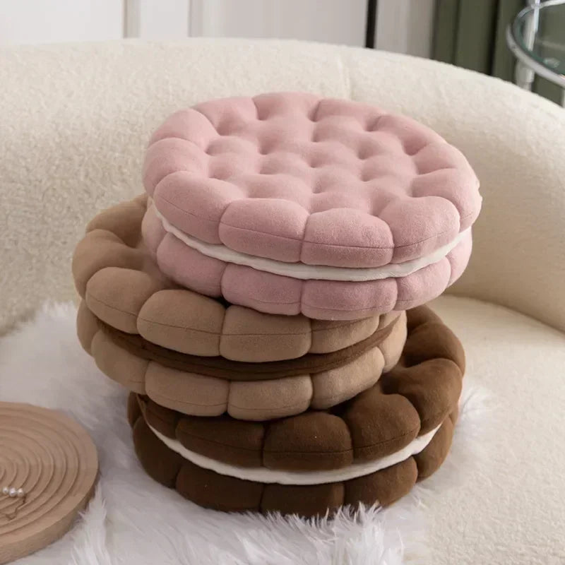 Coussin de siège épais en tissu velours blanc pour salon