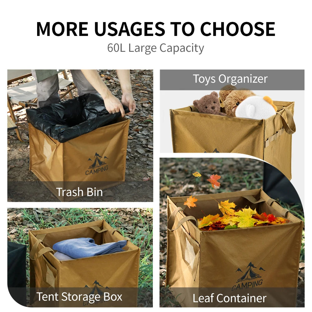 Boîte de rangement extérieur avec déchets