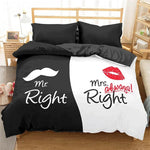 Housse de couette taille king queen