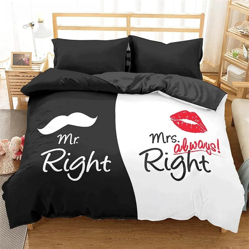 Housse de couette taille king queen
