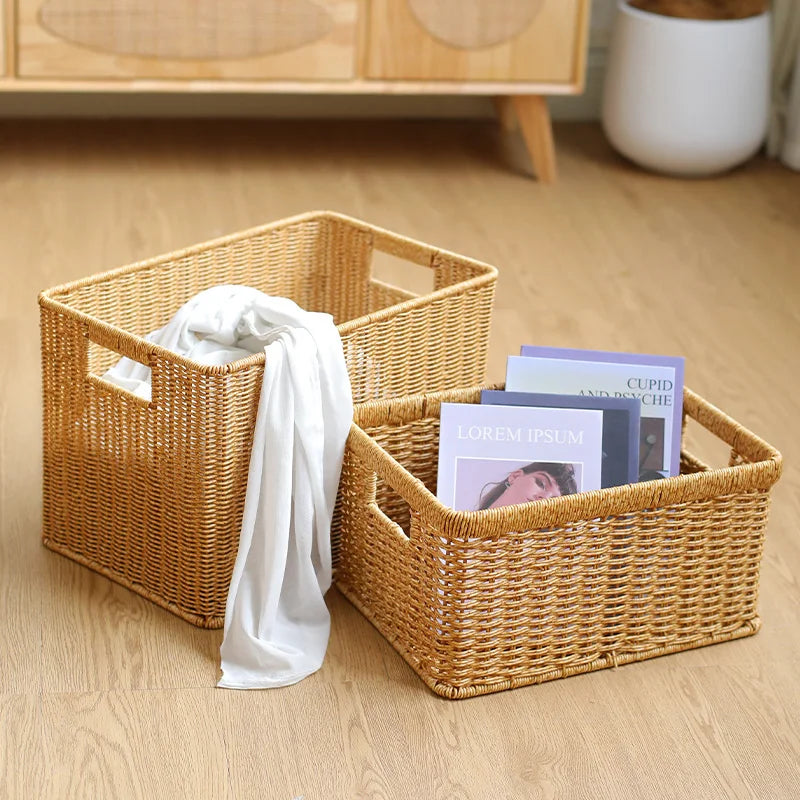 Panier de rangement déco naturel