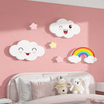 Autocollant mural 3D PVC bleu ciel pour mur