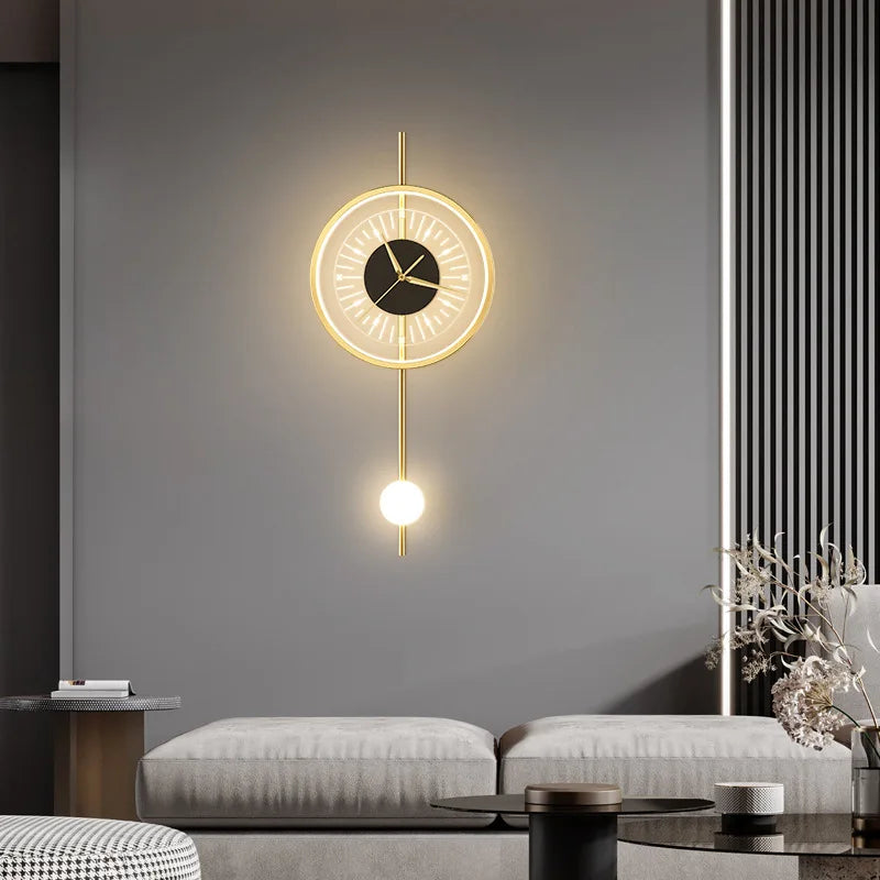 Éclairage doux de l'applique murale LED en ambiance chambre
