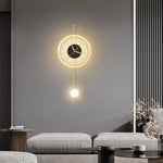 Éclairage doux de l'applique murale LED en ambiance chambre