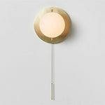 Applique murale boule cuivre design salon