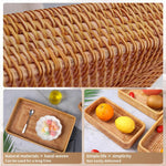 Panier en rotin noir pour rangement bureau