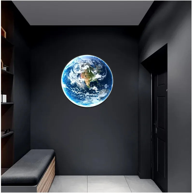 Applique murale LED design moderne en fer blanc pour salon
