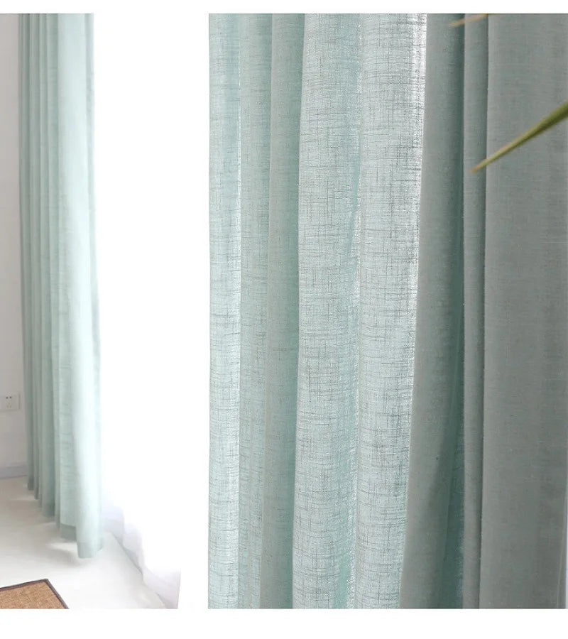 Rideau rouge vif pour décoration intérieure