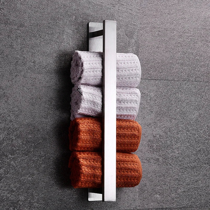 Crochet à serviette auto-adhésif pour salle de bain