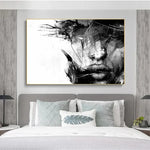 Impression HD femme abstraite sur toile sans cadre