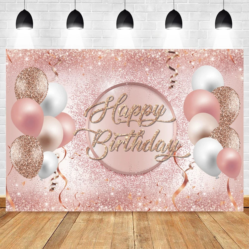 Toile vinyle anniversaire adulte fille