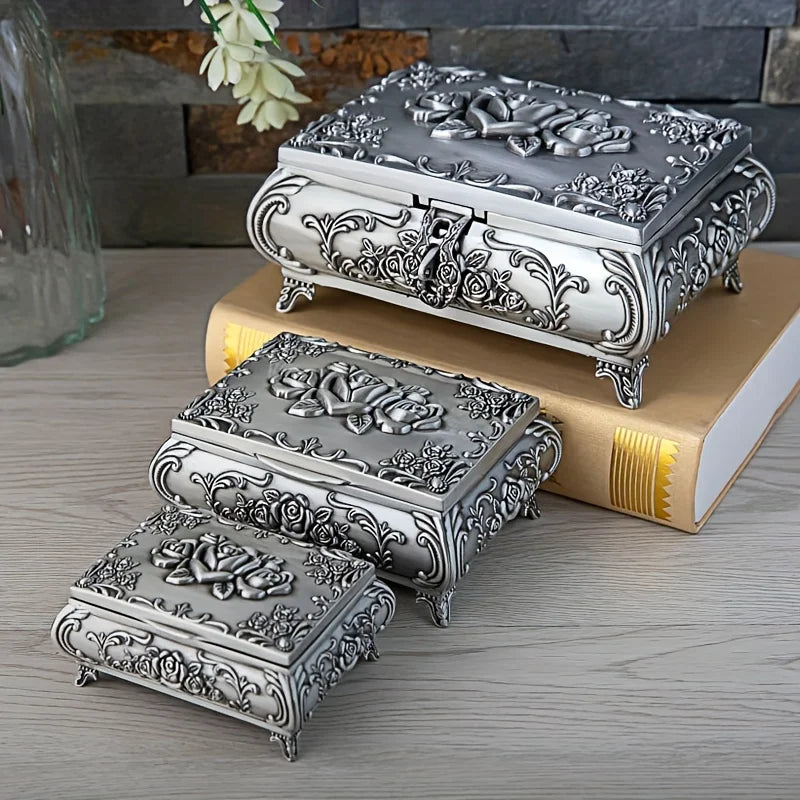 Intérieur en tissu de la boîte à bijoux grande capacité