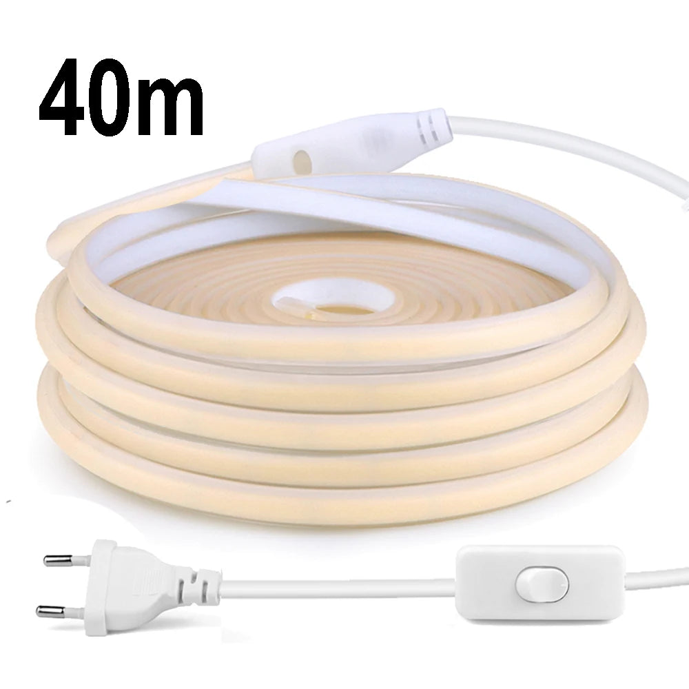 Ruban LED COB 220V haute luminosité pour chambre