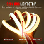 Ruban LED COB 220V pour décoration intérieure