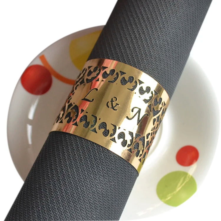Ensemble ronds de serviette hébreu multicolores pour décoration Bar Mitzvah