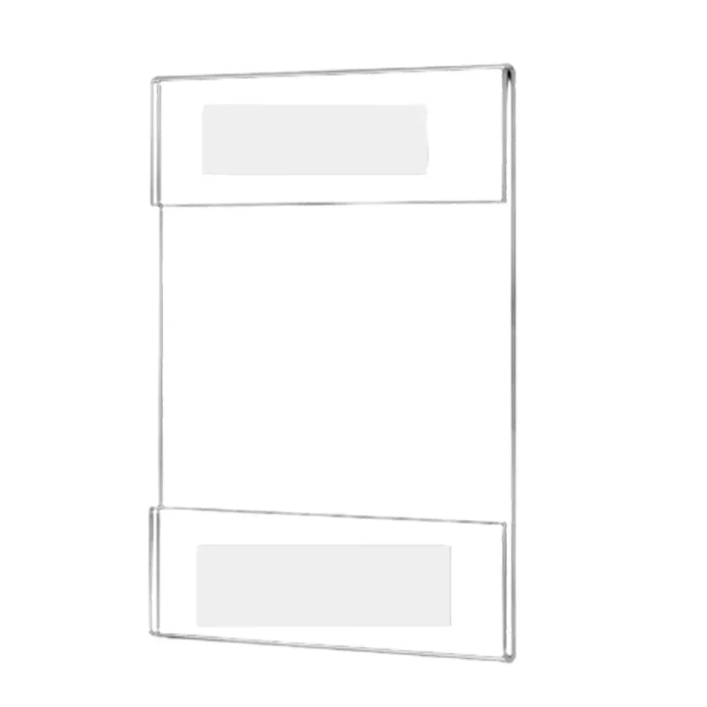 Cadre photo acrylique transparent A4 affichant une photo de paysage