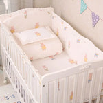 Ensemble complet parure de lit bébé avec drap et taie d'oreiller