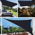 Voile d'ombrage rectangulaire 5x4 grise protection solaire