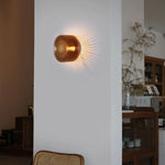 Applique murale LED aluminium design moderne rose
