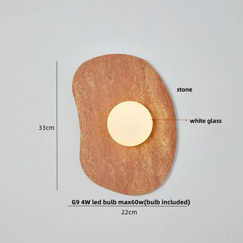 Lampe Wabi Sabi LED vue de côté