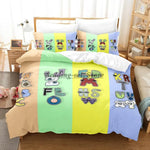 Housse de couette Alphabet Lore en polyester brossé