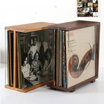 Support LP 12 pouces design bois et acrylique