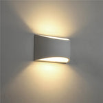 Applique murale LED gypse rouge style moderne