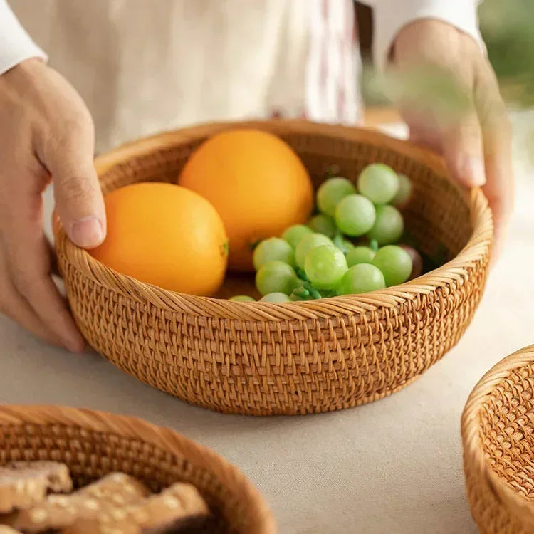 Panier en osier pour fruits et légumes