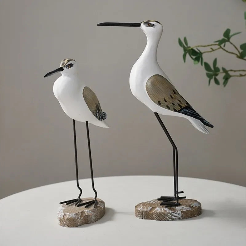 Étagère murale mouette méditerranéenne vert clair